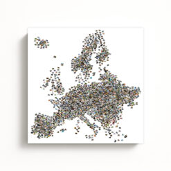 Kolaż ze zdjęć - MAPA EUROPY