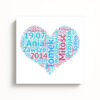 Chmura słów - obraz ze słów serce