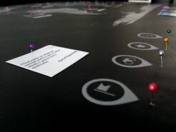 Mapa świata do oznaczania podroży na ścianę PicArta