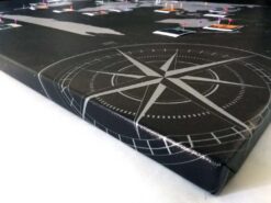 Mapa świata do oznaczania podroży na ścianę PicArta