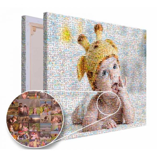 Mozaika ze zdjęć prezent na urodziny dziecka PicArta