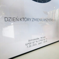 dedykacja data i miejsce mapa gwiazd